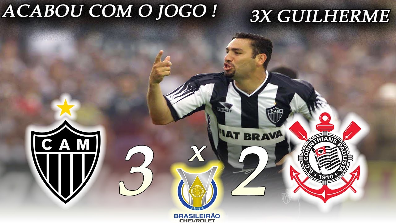 Atl&eacute;tico MG vs Corinthians ● 1999 Brazilian Championship Final ● Highlights - GUILHERME 3X!