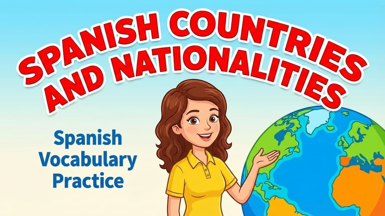 Learn 100 Spanish Countries and Nationalities | Essential Vocabulary For Beginners