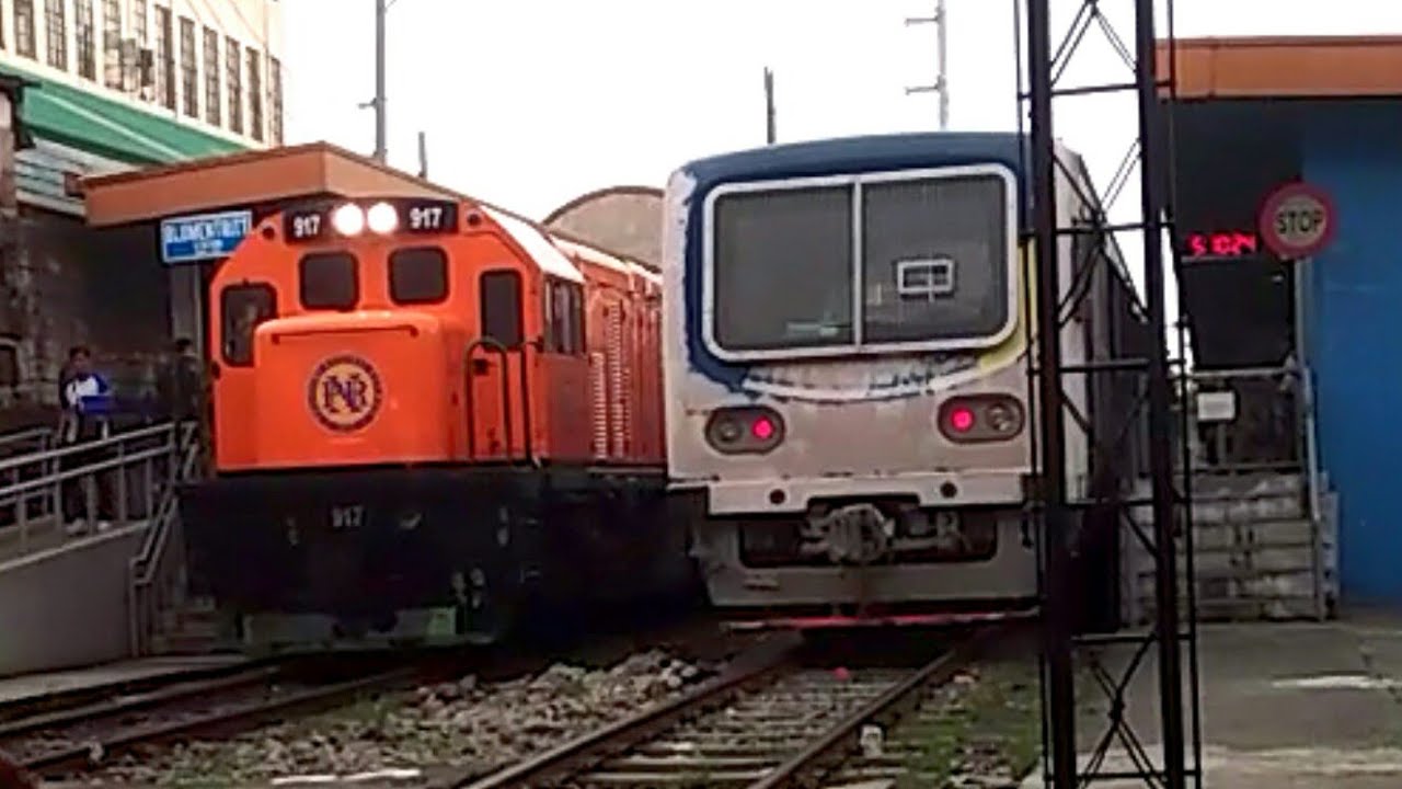 PNR DMU 05 meets DEL 917 & EMU 06/02 at Blumentritt Station