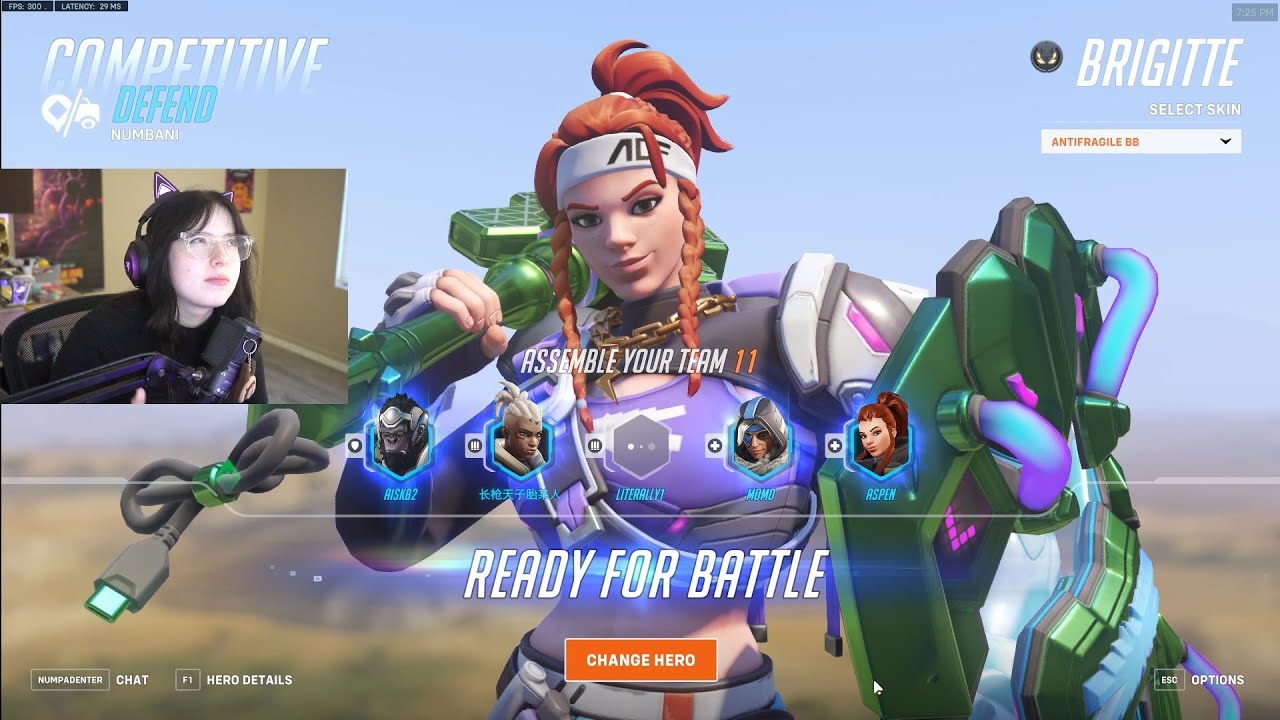 TOP 500 BRIGITTE! ASPEN BRIGITTE OVERWATCH 2 SEASON 10 GAMEPLAY