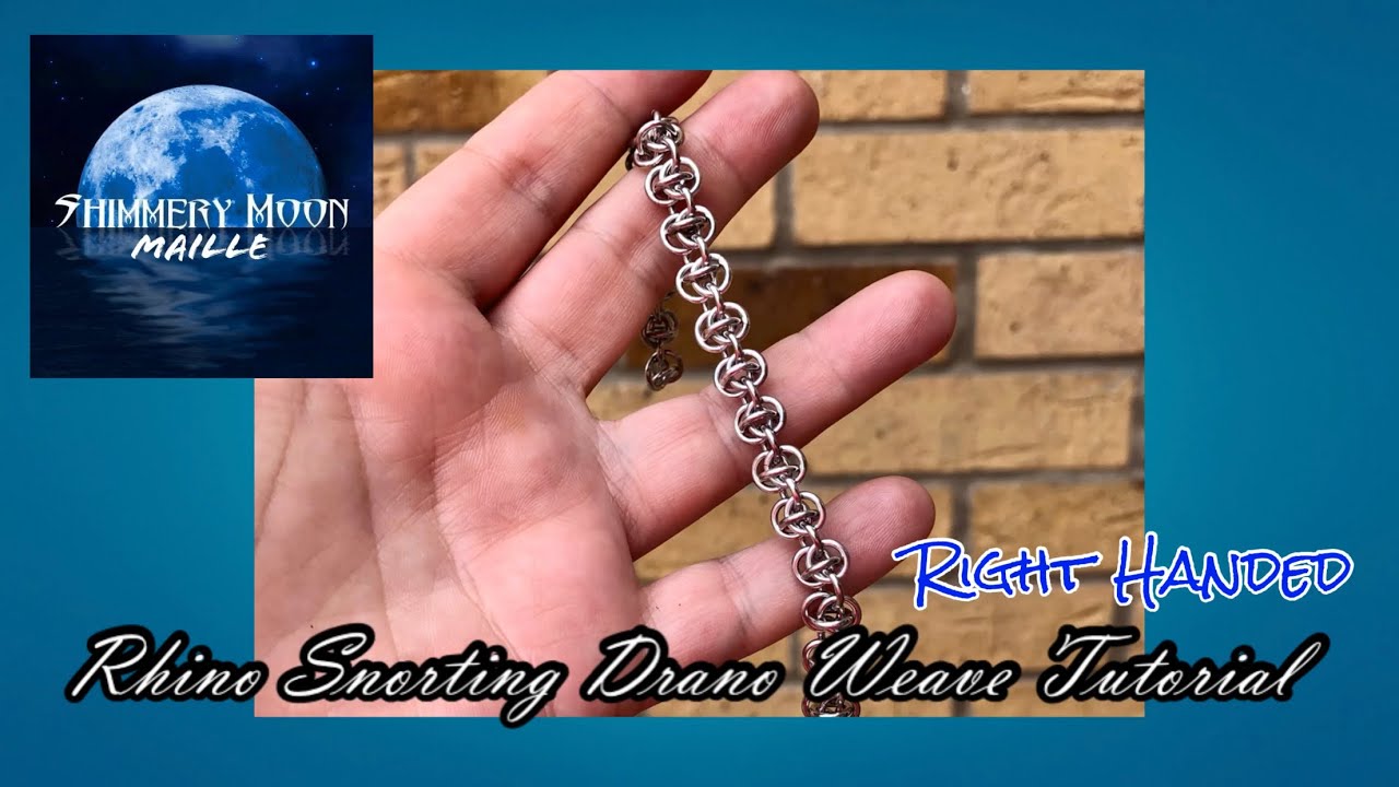 Rhino Snorting Drano Weave Tutorial - Right Handed