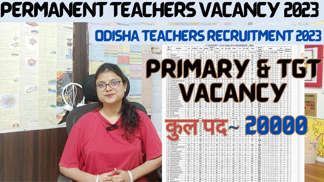 NEW PRIMARY AND TGT PERMANENT TEACHERS RECRUITMENT IN ODISHA | NEW PRT & TGT TEACHERS VACANCY 2023