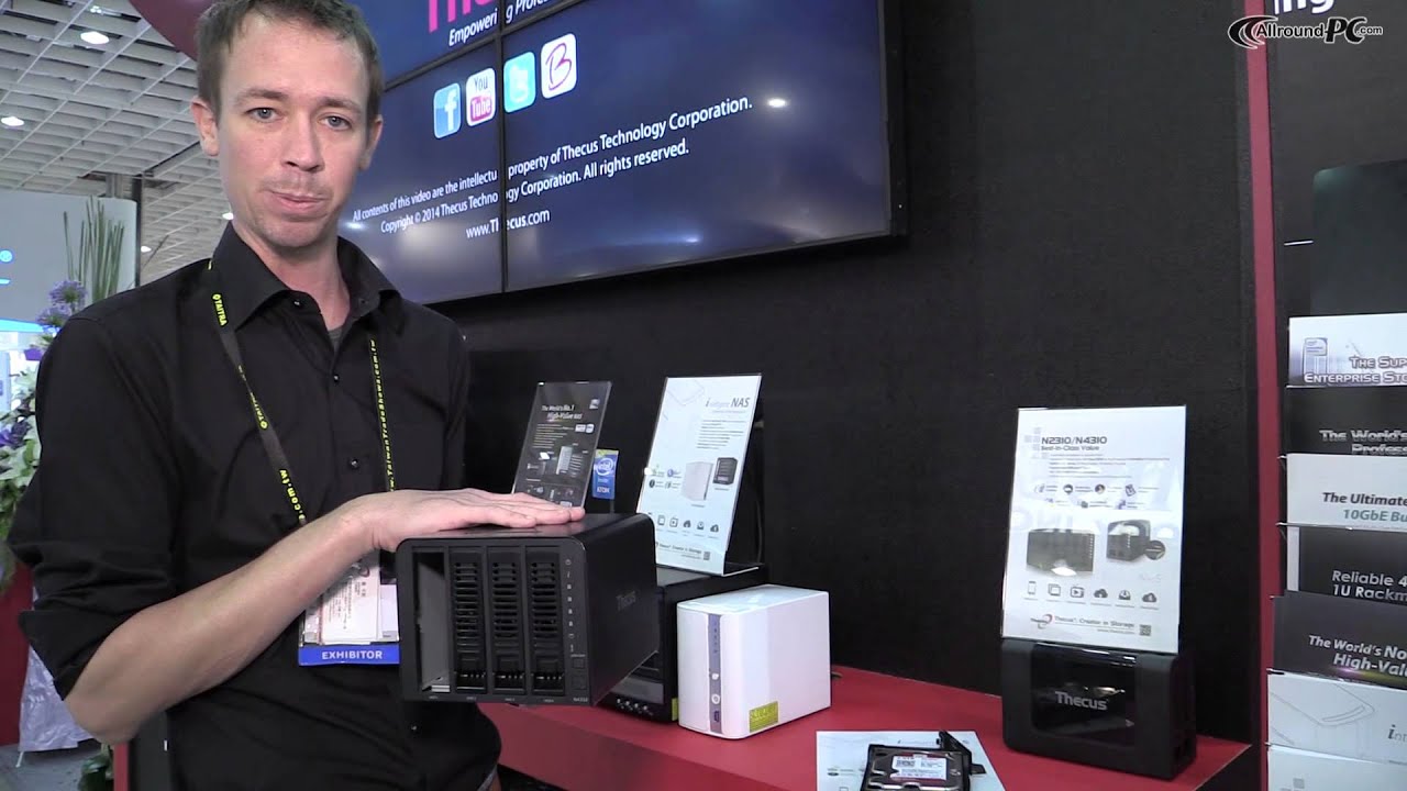 computex 2014: Thecus N4310 4 Bay NAS