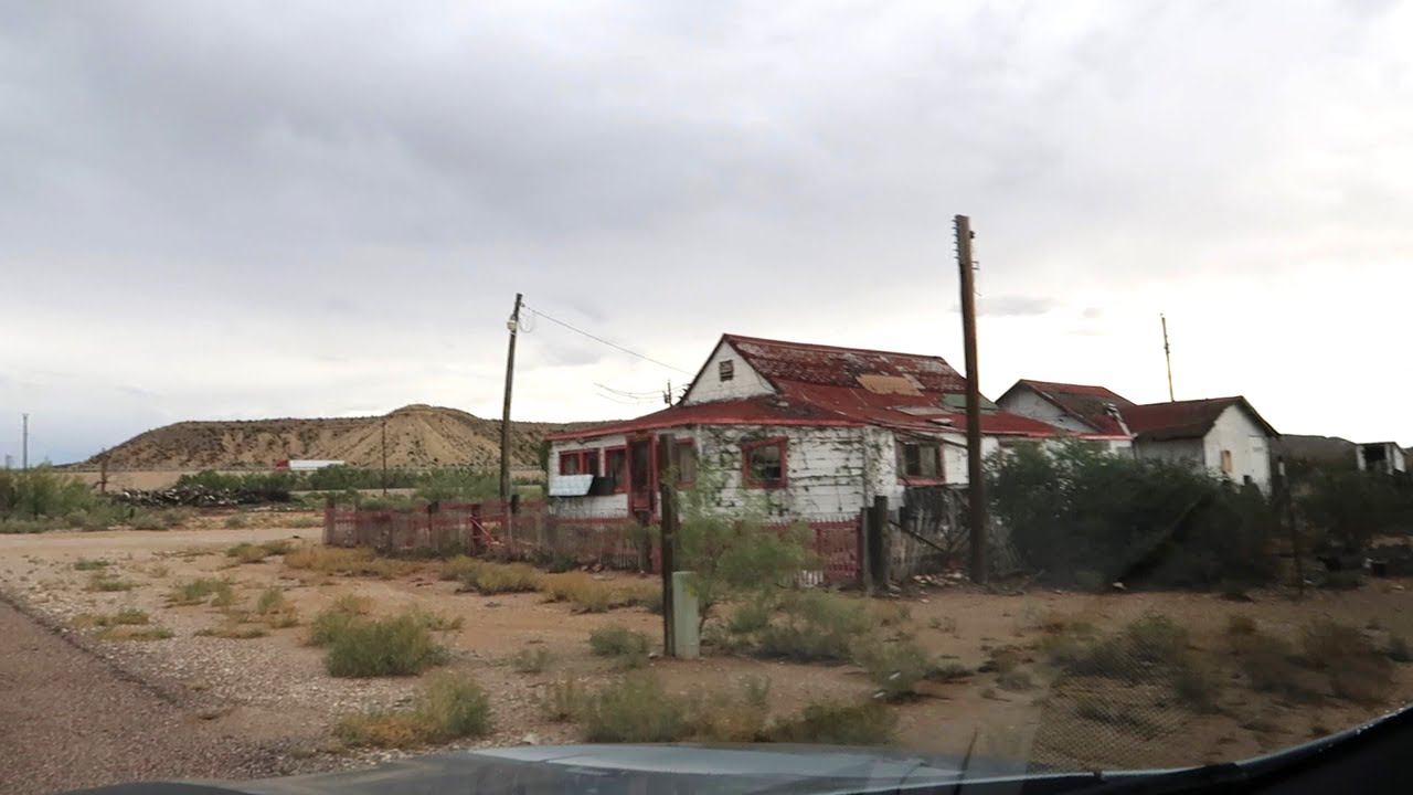 REMOTE CREEPY WEST TEXAS TOWN / FORT STOCKTON