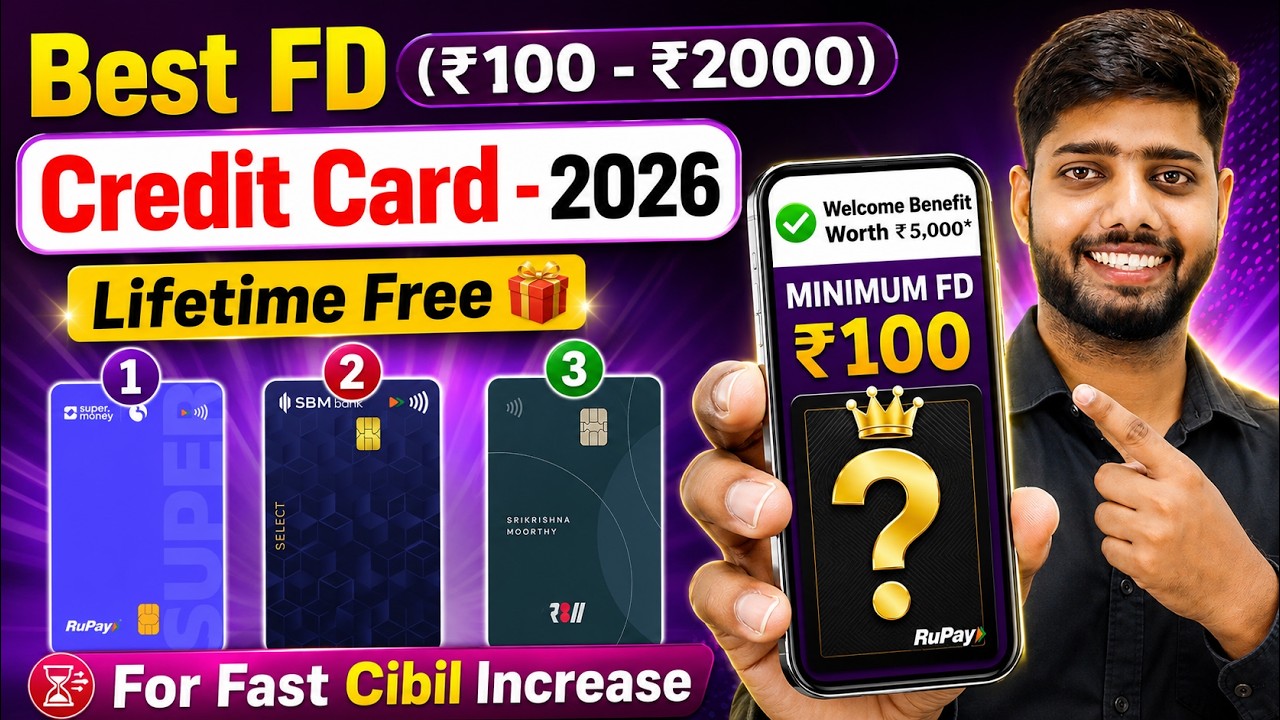 Best FD Credit Cards 2026 || Best Credit Cards Against Fixed Deposit in India | FD Credit Card