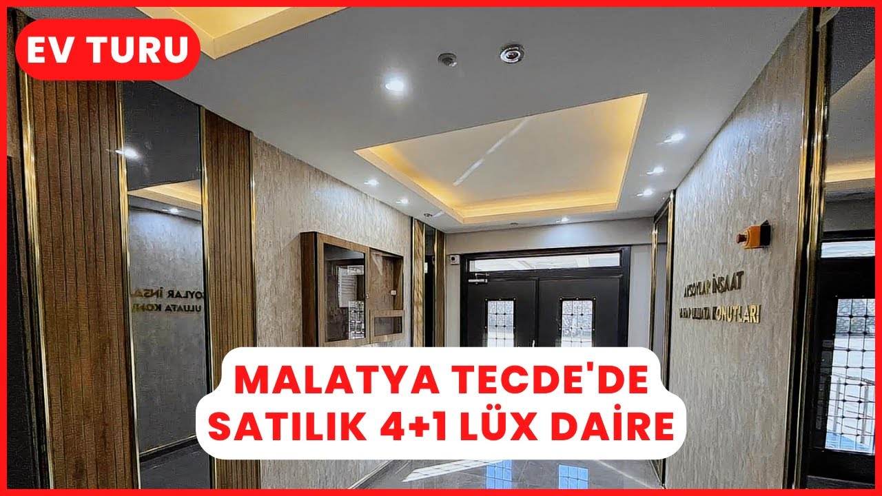 Malatya Tecde'de SATILIK 4+1 Lüx Daire | SATILDI ! | EMRAH ÖZTÜRKMEN GAYRİMENKUL #evturu #malatya