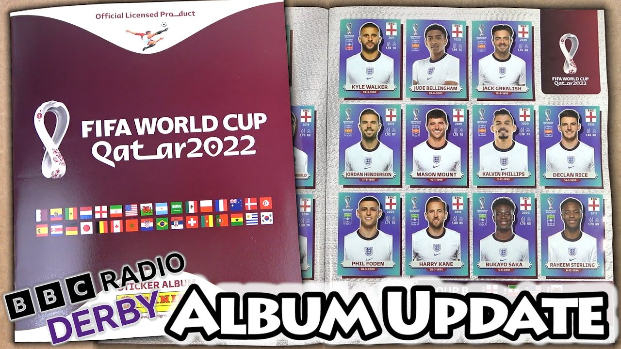 WORLD CUP 2022 Panini Sticker Album Update | Our Collection Book | WE APPEARED LIVE ON BBC RADIO