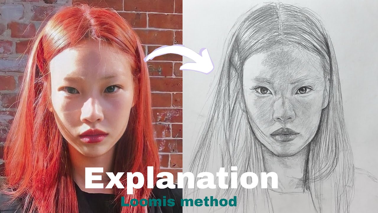 How to Draw Facial Proportions Using the Loomis Method