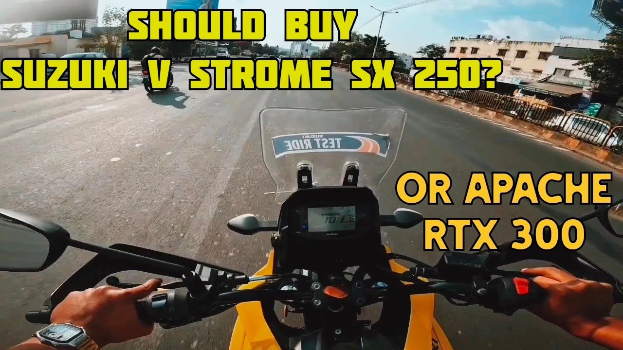 Why Suzuki V Strome SX 250 ? wait for Apache RTX 300 #suzukivstromsx250 #viral 
