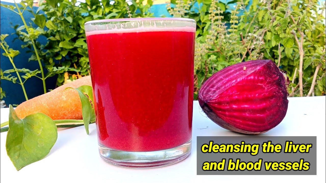Natural BOMB 😲🔥for cleansing the liver and blood vessels: 4 powerful ingredients! | ABC juice recipe