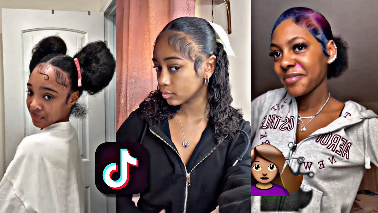 NATURAL HAIRSTYLES TUTORIALS COMPILATION😍💇🏽‍♀️ || TikTok compilation