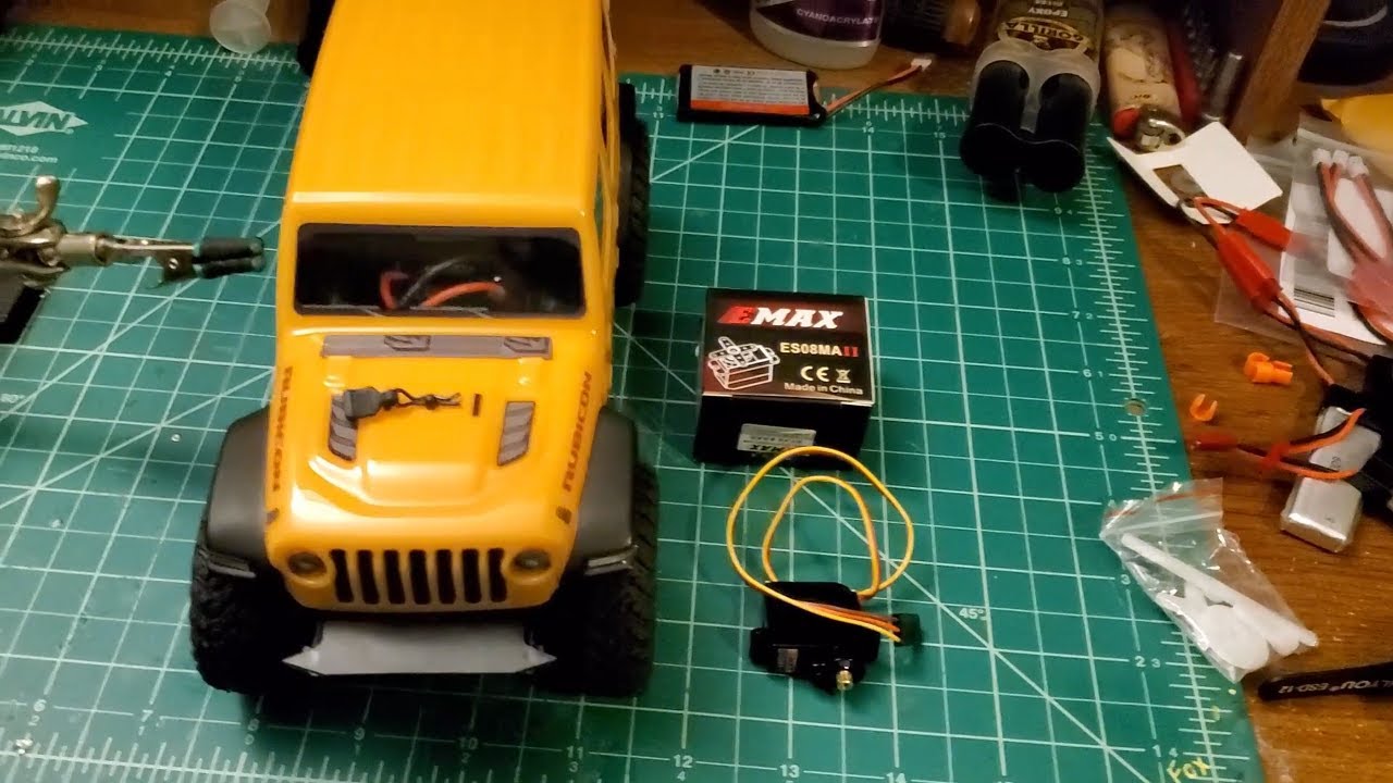 SCX24 Servo Upgrade Tutorial (ES08MA II)