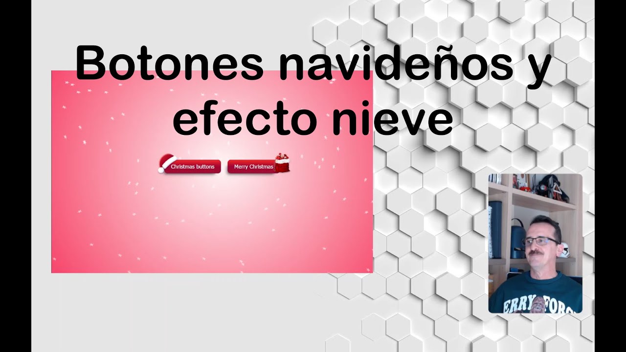 Efecto Navide&ntilde;o en CSS: Botones con Animaci&oacute;n de Nieve (Tutorial paso a paso)