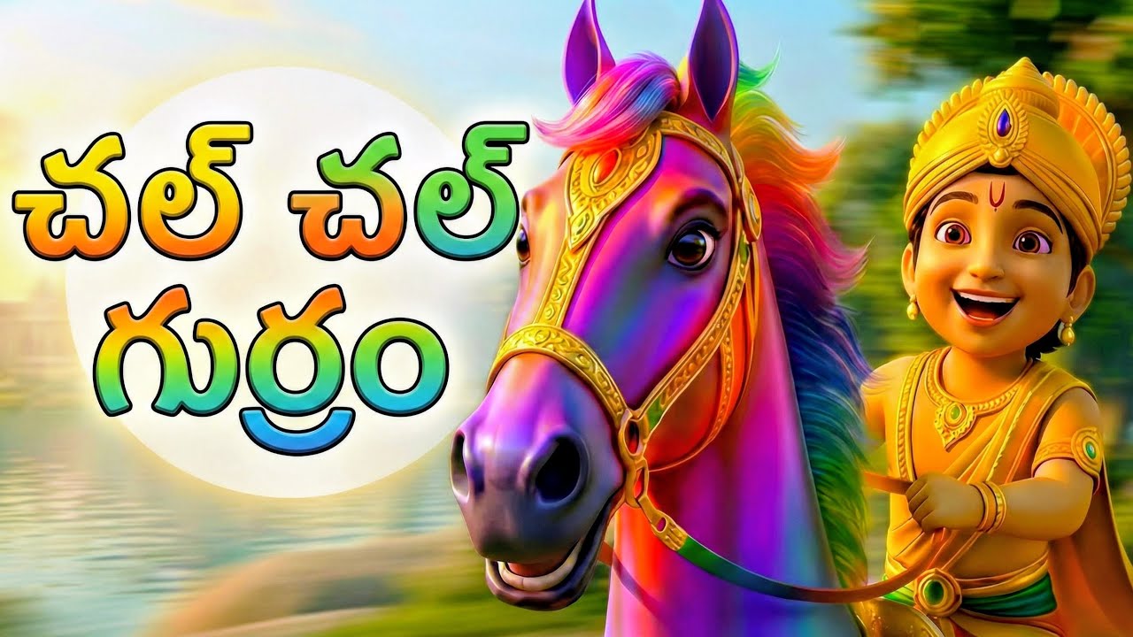 చల్ చల్ గుర్రం | Chal Chal Gurram – Telugu Action Song Kids Love! (Dance Along)