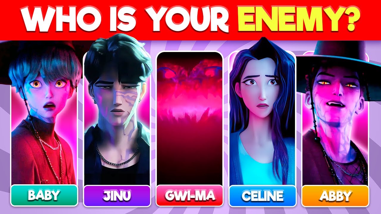 Who's Your KPOP DEMON HUNTERS Enemy? KPOP DEMON HUNTERS Personality Test