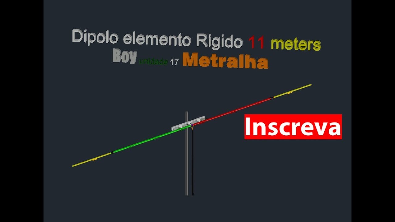 Como fazer uma Antena Dipolo Rígida 27 MHZ