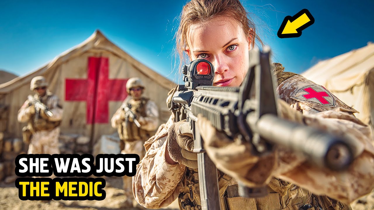 Она была просто полевым медиком — пока враги не прорвали периметр, и она не начала отстреливать цели