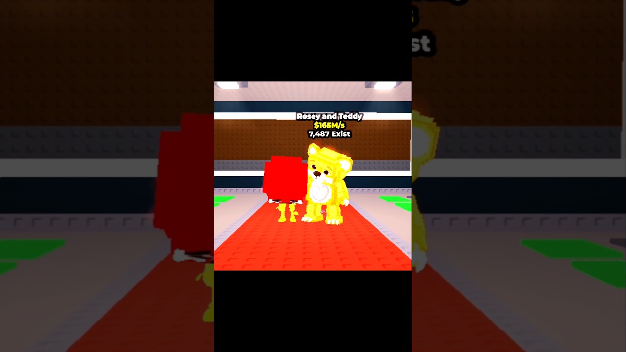 Secret mutation on Rosey and Teddy #roblox #like #stealabrainrot #gaming #subscribe #memes