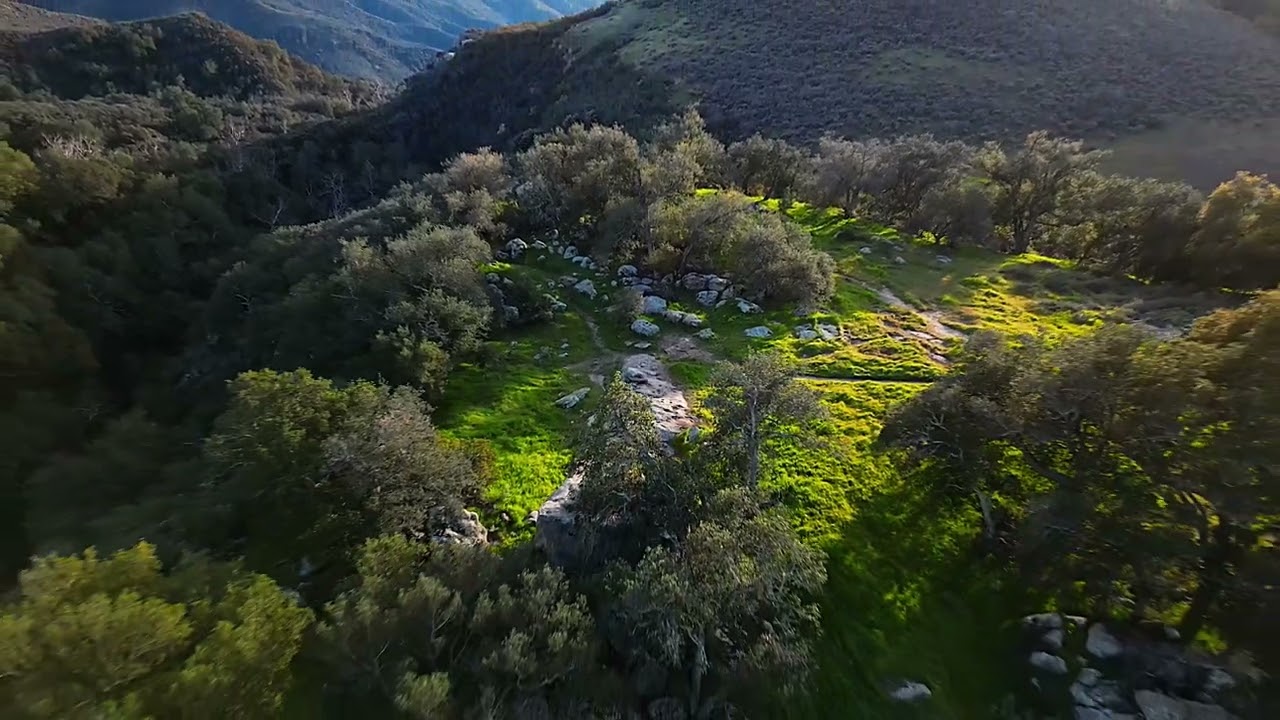 Drone Black Star Indian Village 4k 04