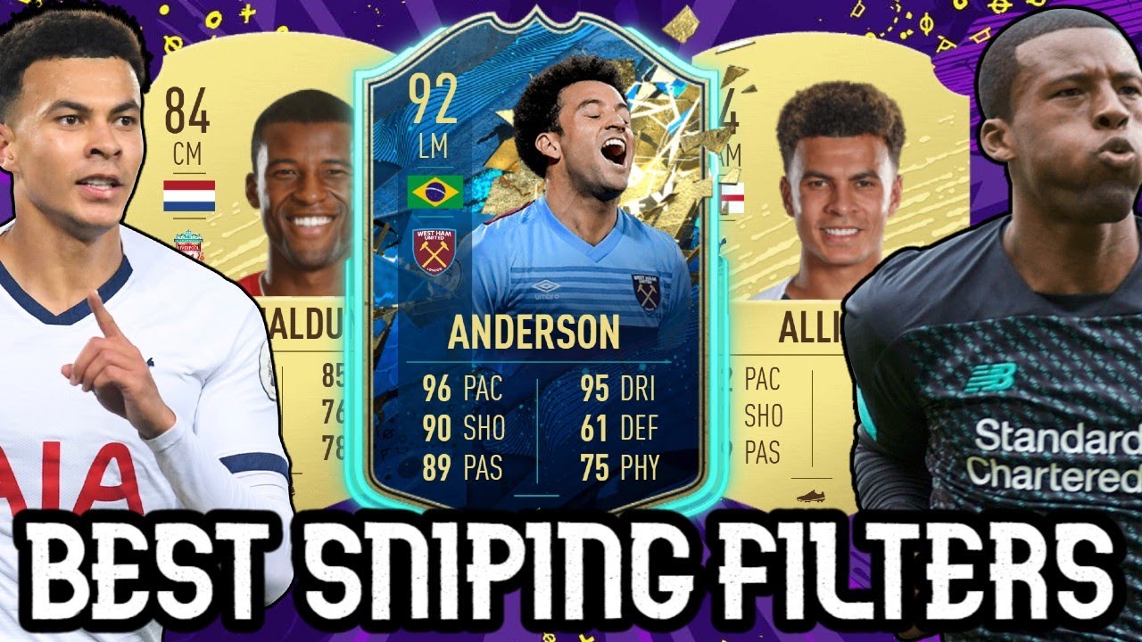 BEST SNIPING FILTERS FIFA 20 | *TOTS EDITION*!!