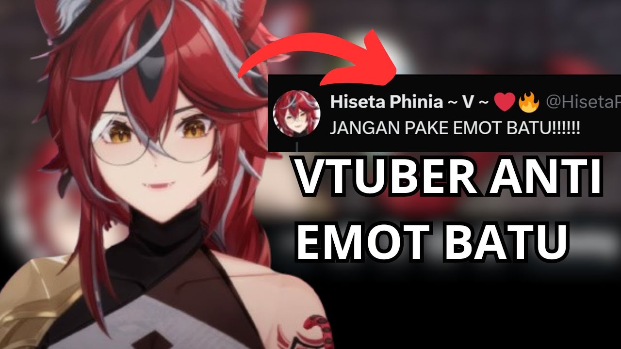 Vtuber Ini Kena Masalah Karena Emot Batu