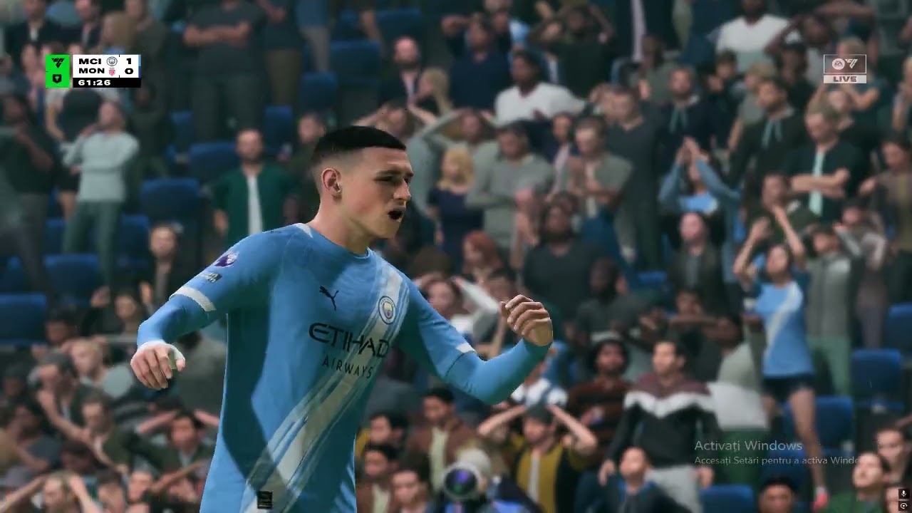 Hello, I was playing FC 26 and my team is Manchester City, I was able to score 1 goal.