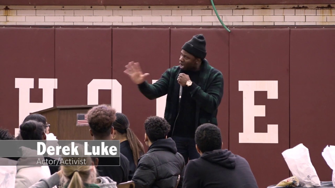 2019 Jersey City: Actor Derek Luke talks High School students