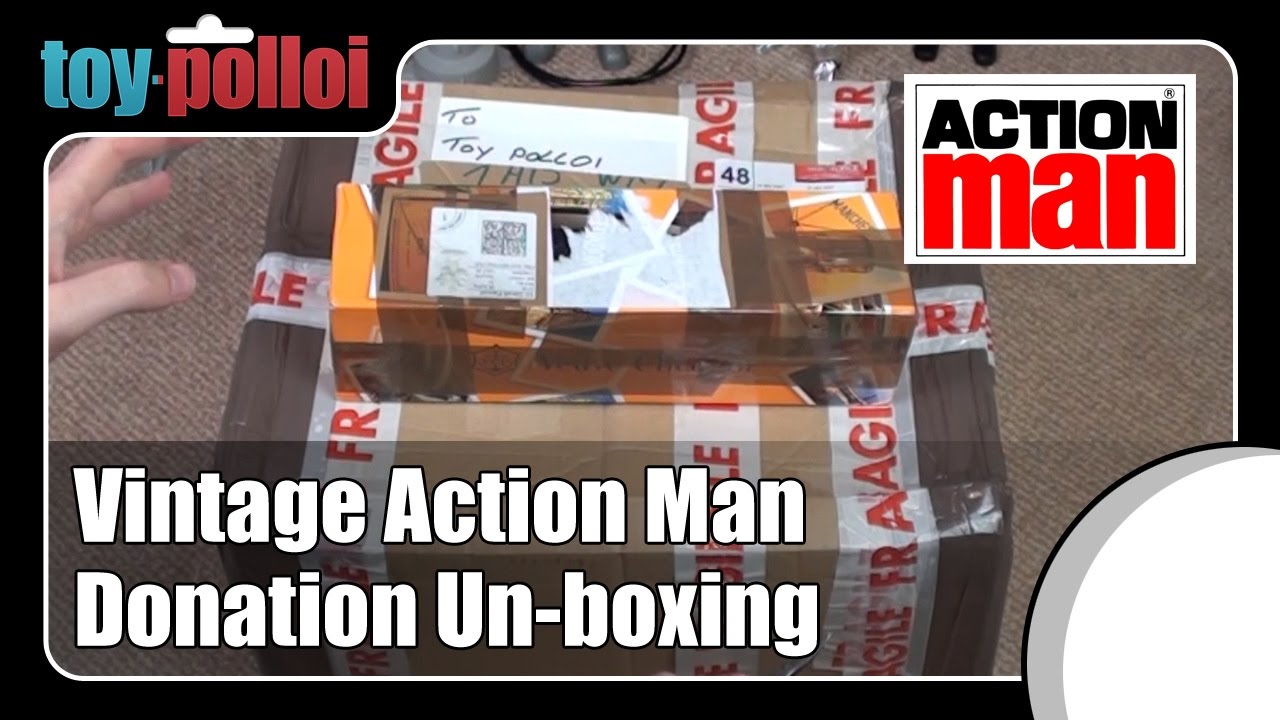 Un-boxing - Action Man Donation to Toy Polloi