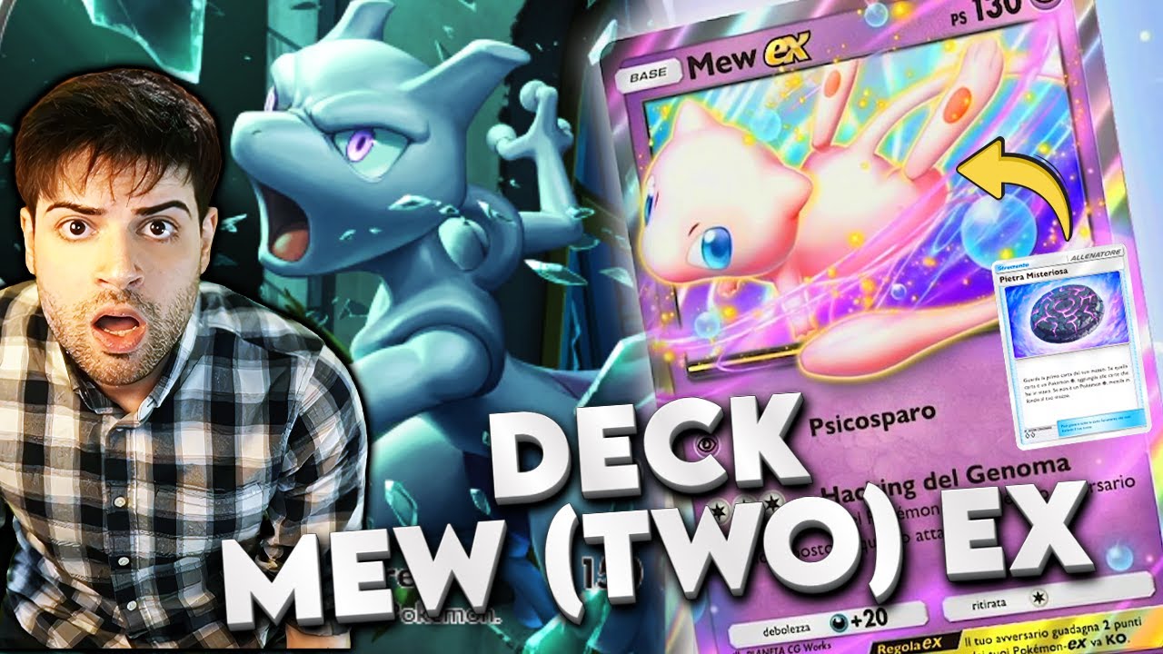 PSICOMOTORE del GENOMA 🩷 il NUOVO DECK MEWTWO EX + MEW EX NON HA SENSO! 😱 POKEMON POCKET ITA