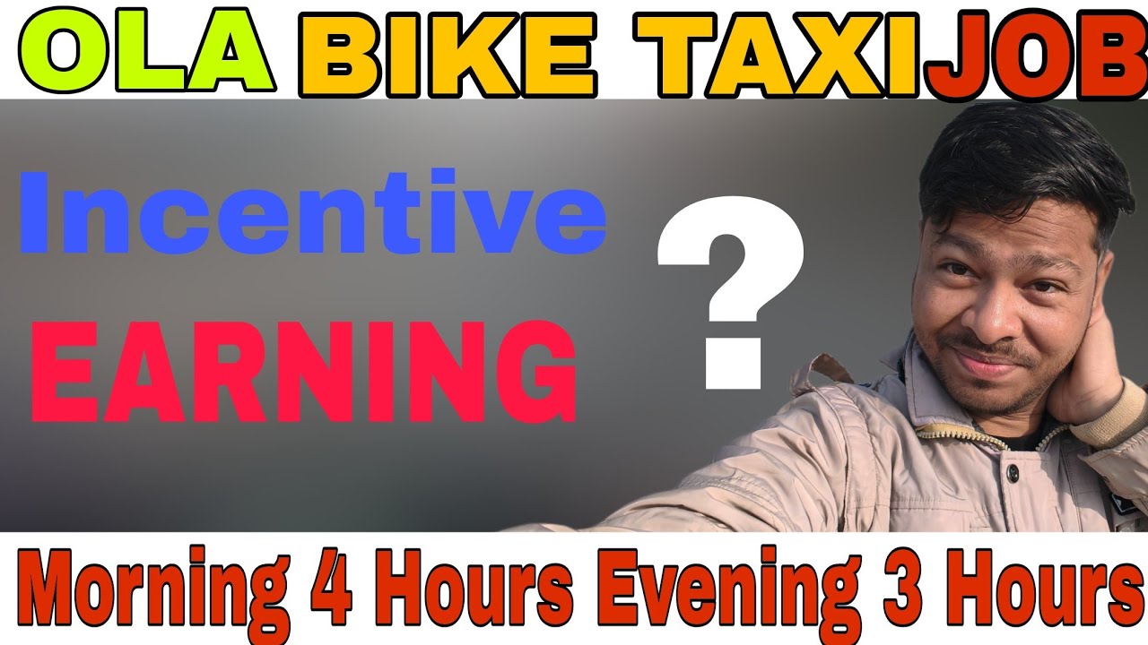 सुबह 4घंटे शाम 3 घंटे में कितना कमाते है 💸// Ola Bike Taxi Job👍// Ride On Ola S1 Pro Zen2 