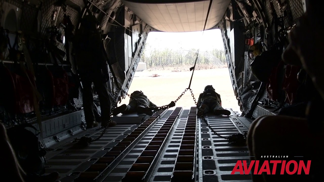 Exercise Pitch Black 2018 35SQN C-27J Spartan Air Drop.