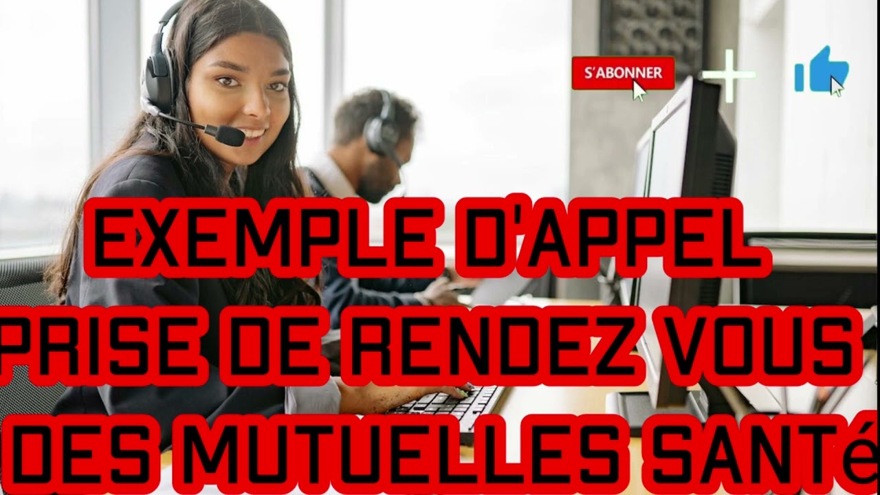 centre d'appels: prise de rendez vous  mutuelle santé/ assurance