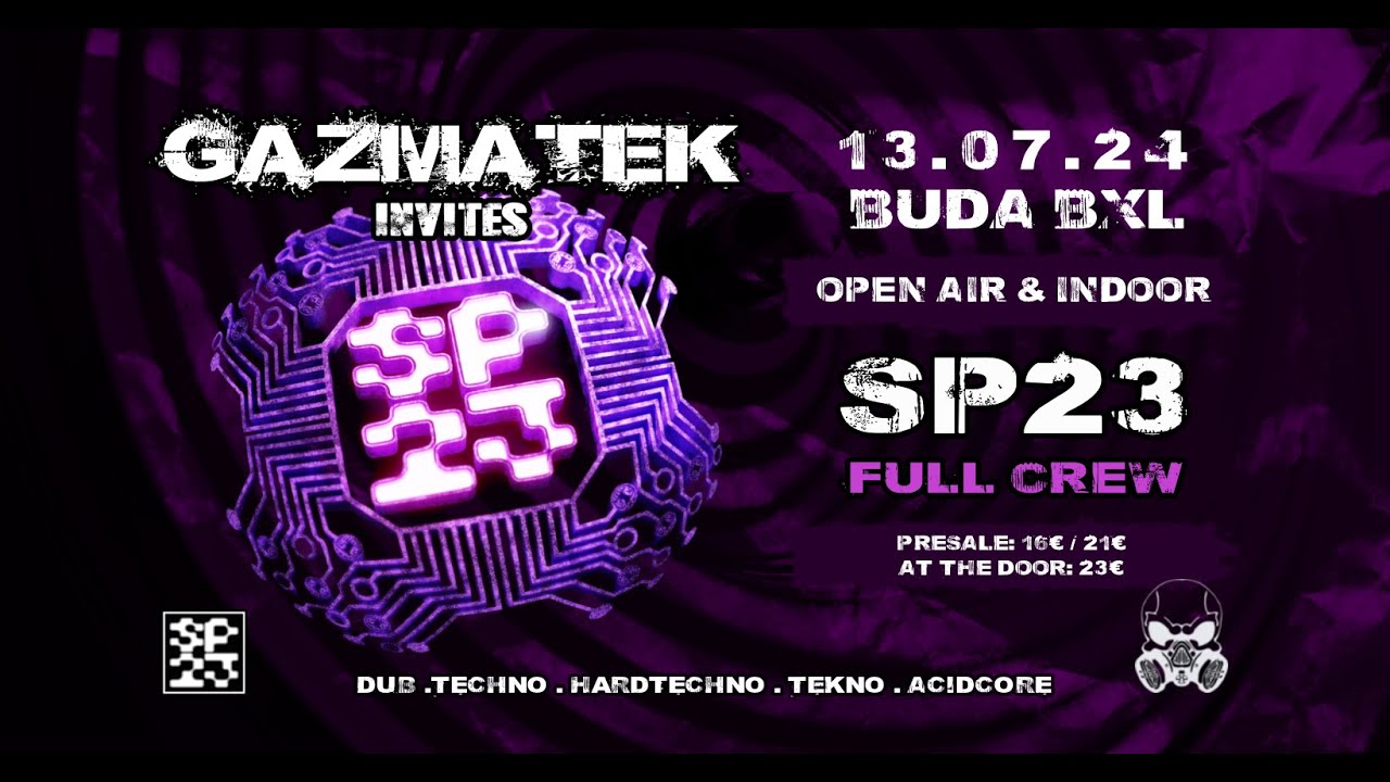 Albiovix live @ GAZMATEK invite SP23 - OPEN AIR & INDOOR BRUXELLES