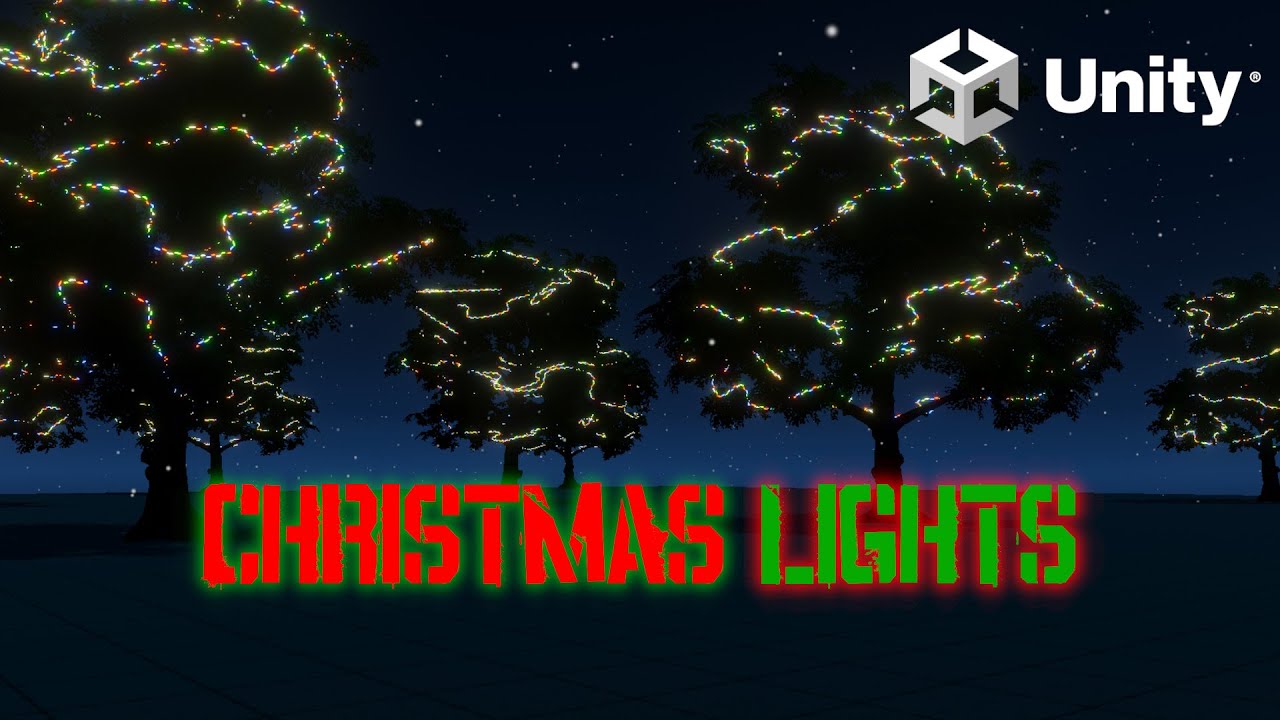 How to Make FREE Christmas Lights | Unity Tutorial