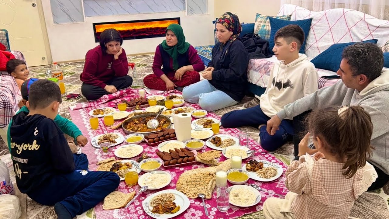 K&ouml;yde Tandırda Yemek Daveti Hazırlığı ~ Zorlu K&ouml;y Yaşamı Belgeseli