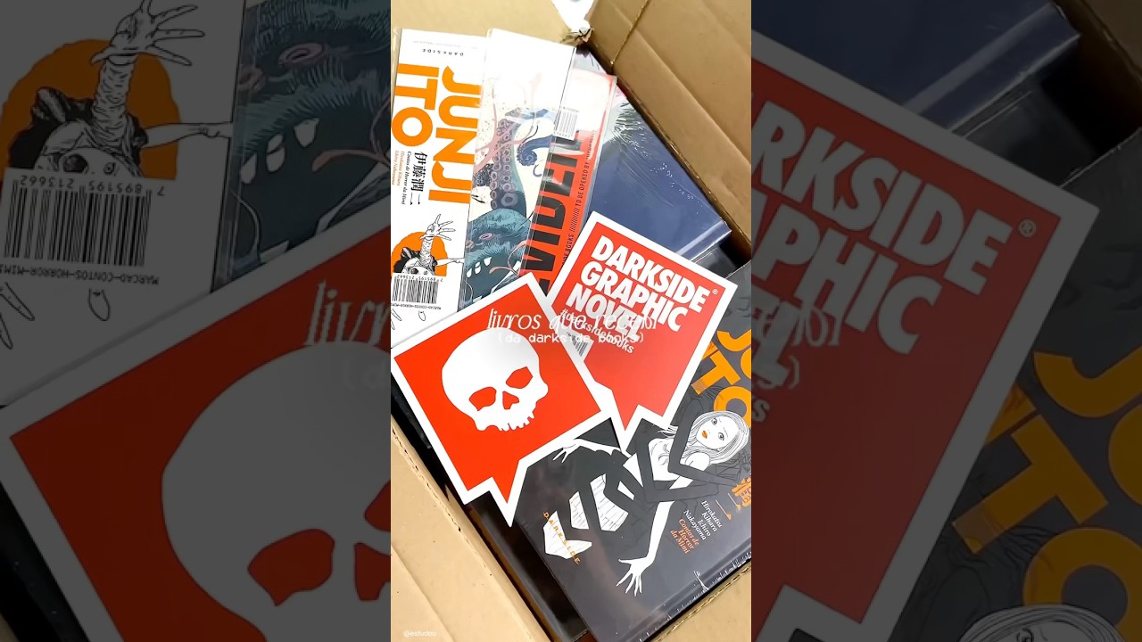 livros que recebi da @DarkSideBooks 💕 #darkside #unboxing #booktube #darksidebooks #livros