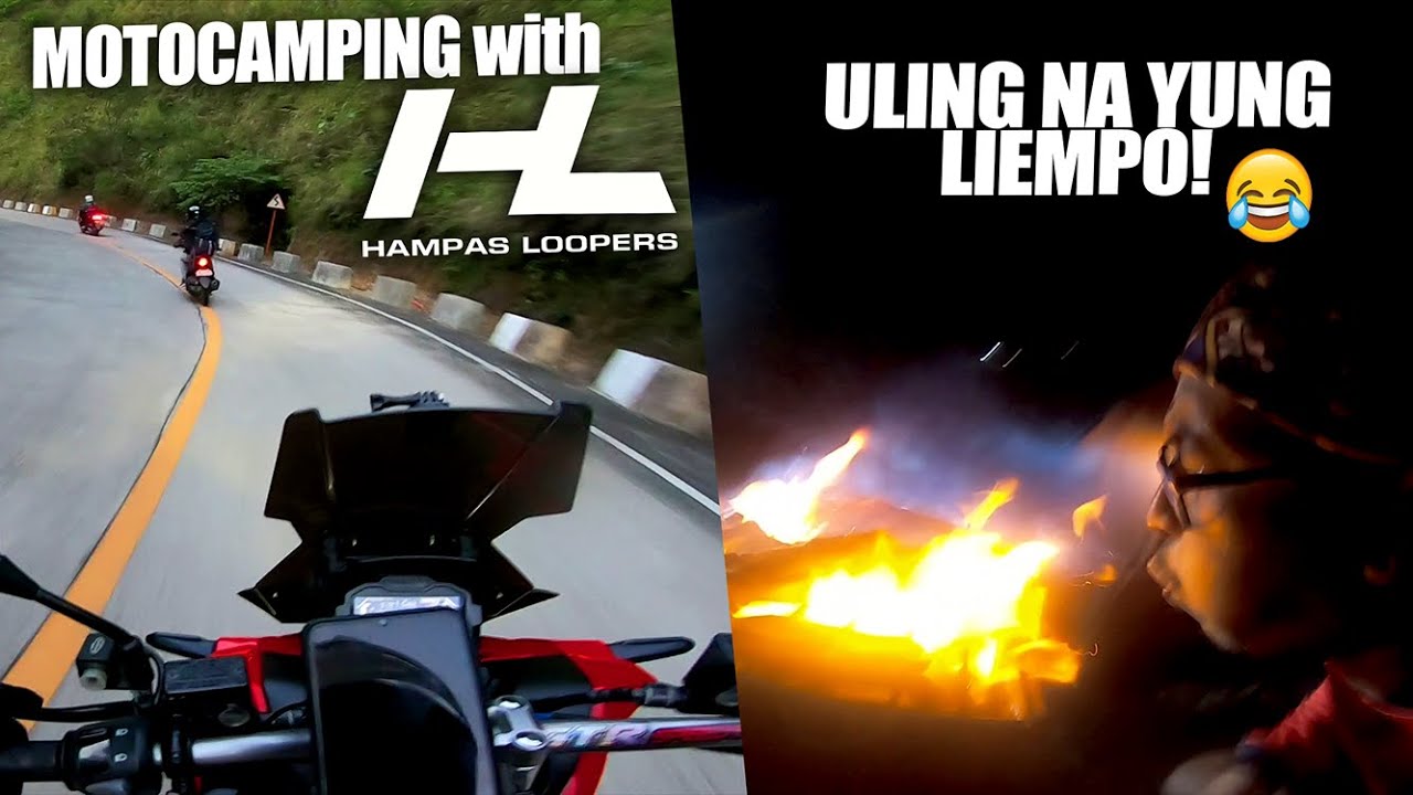 MOTOCAMPING AT SUNOG NA LIEMPO WITH HAMPASLOOPERS! (Nueva Ecija)