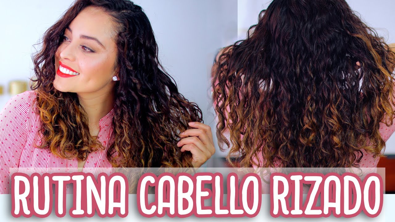 MI RUTINA DE CABELLO RIZADO 🙆🏻 💦  Parte 1  *Fabi Ortiz