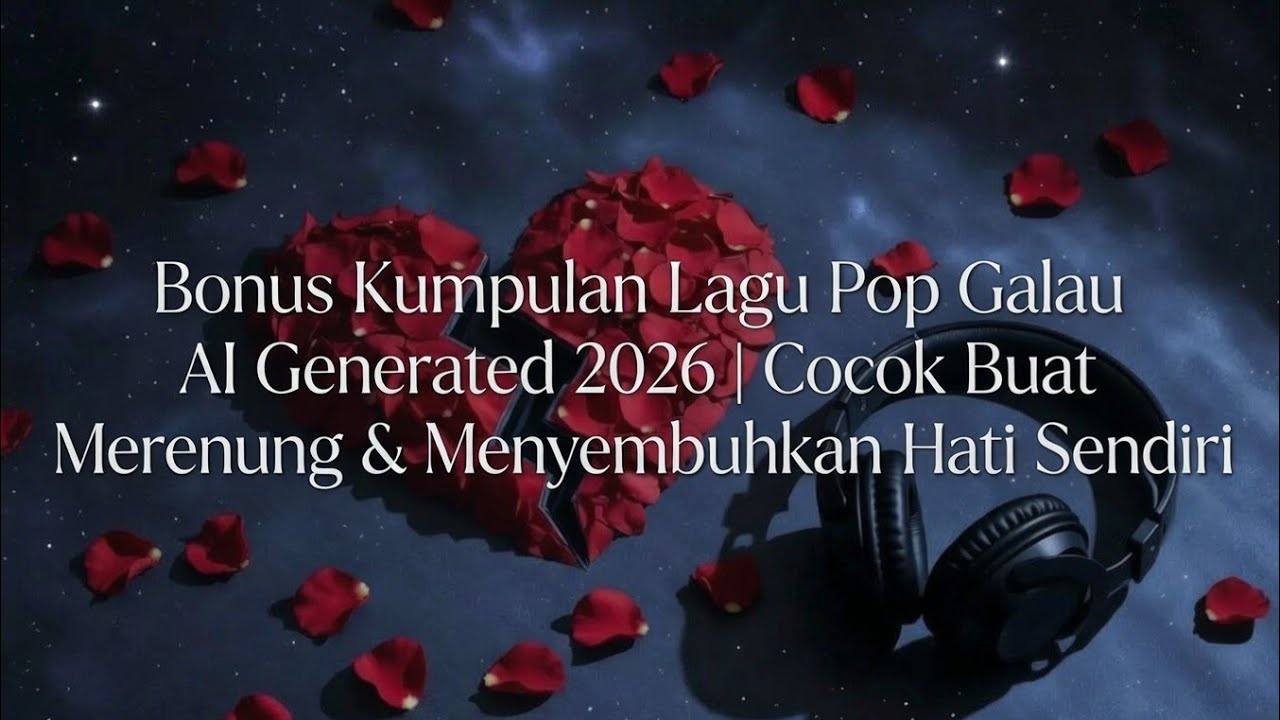 Bonus Kumpulan Lagu Pop Galau AI Generated 2026 | Cocok Buat Merenung & Menyembuhkan Hati Sendiri 💔