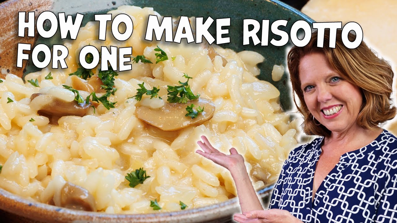 Easy Risotto Dinner For One - Done In Less Than 30 Minutes