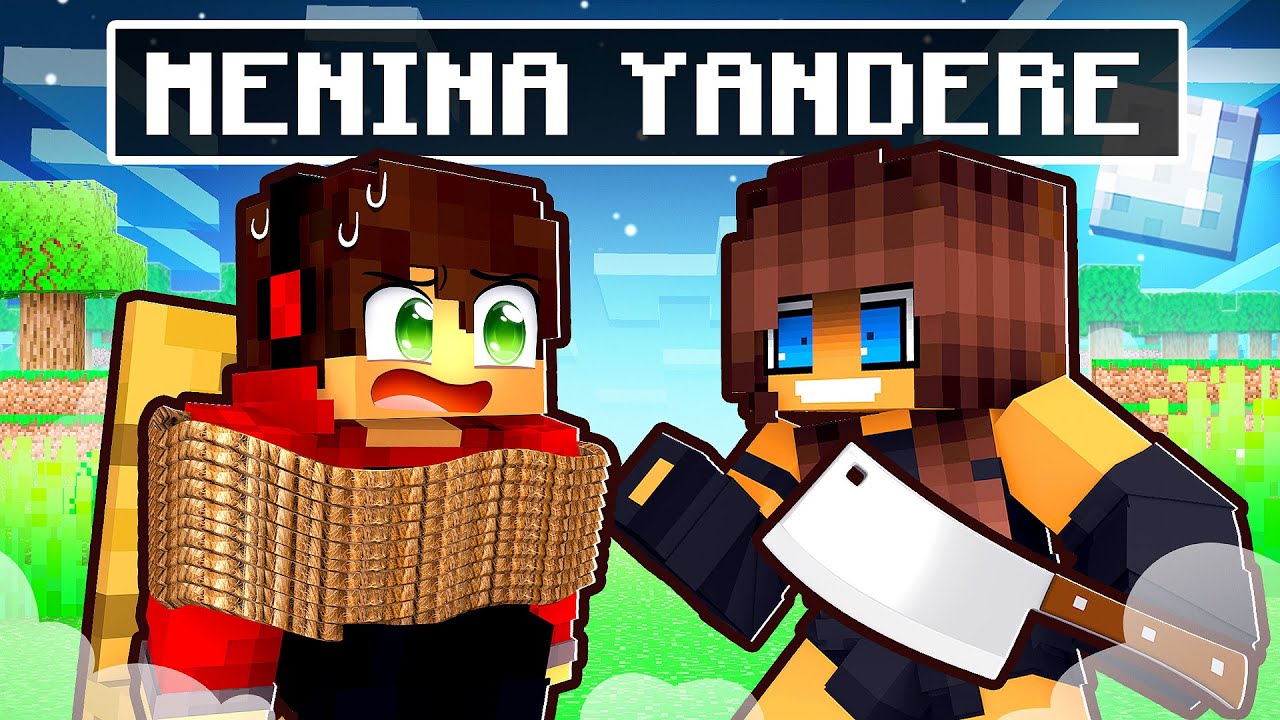 Fui CAPTURADO pela MENINA YANDERE no Minecraft