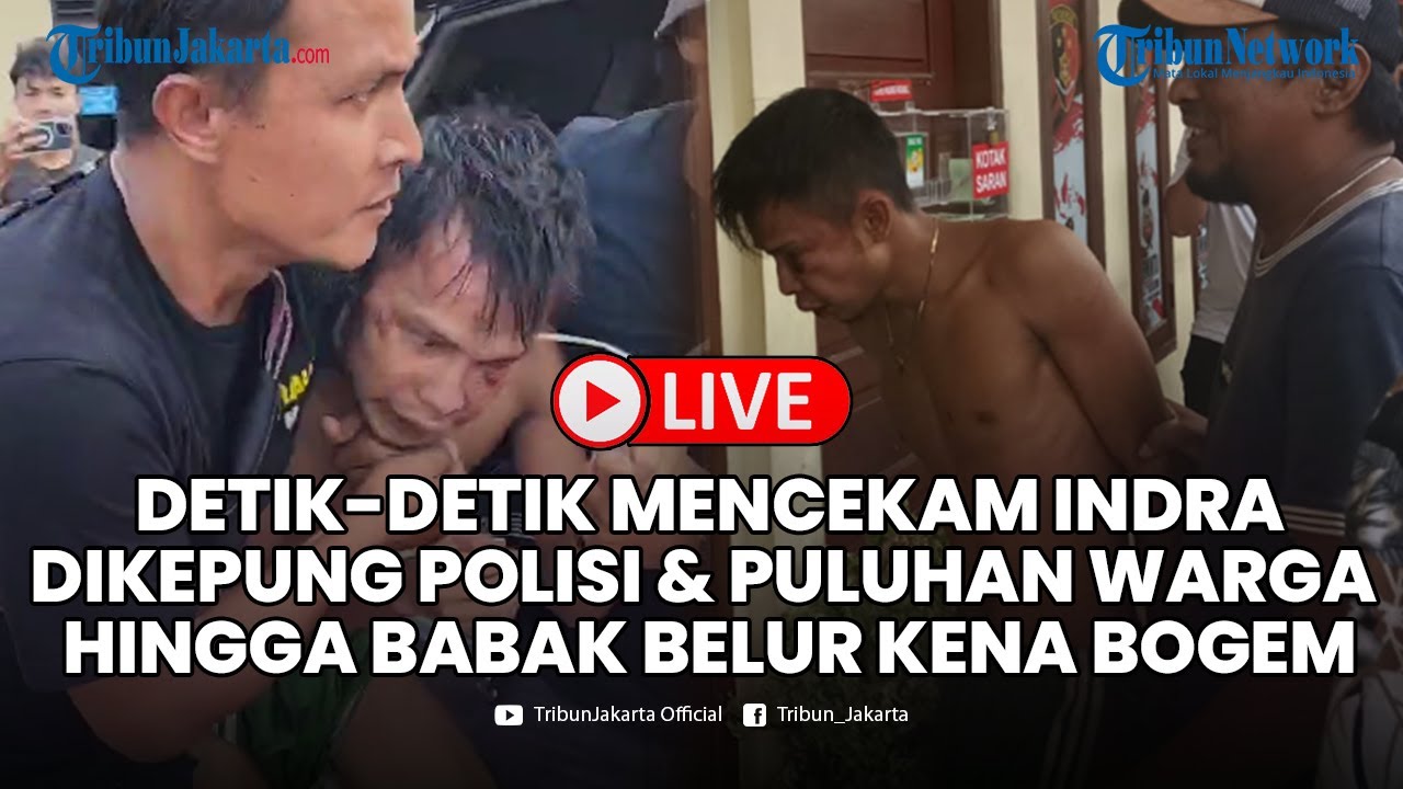 🔴LIVE DETIK-DETIK Mencekam Indra Dikepung Polisi & Puluhan Warga hingga Babak Belur