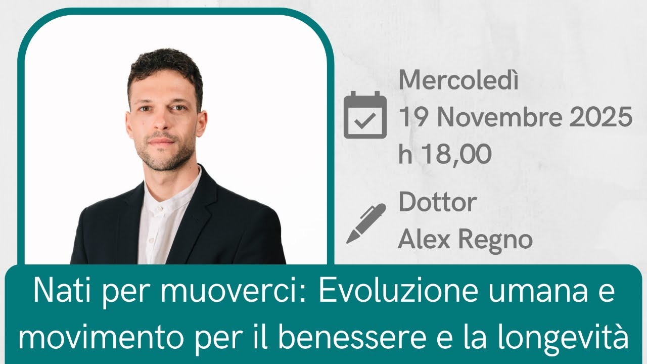 Nati per muoverci: Evoluzione umana, movimento e miochine per il benessere e la longevità
