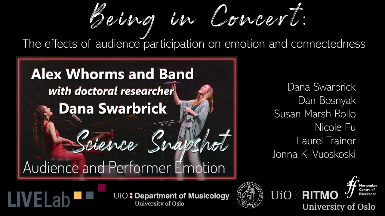 ICMPC17: Being in Concert - Effects of Audience Participation on Emotion and Connectedness