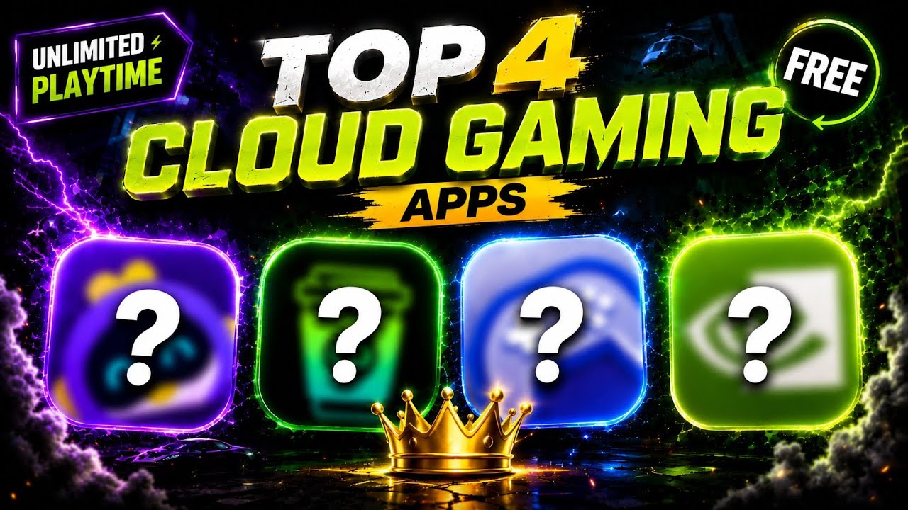 Top 4 Cloud Gaming Apps 2026 | Best Cloud Gaming Platforms for Android!