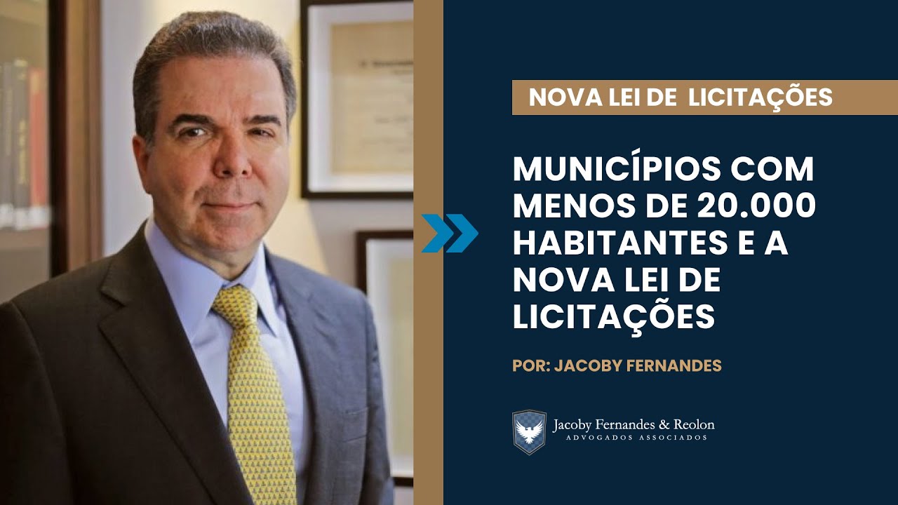 Municípios com menos de 20.000 habitantes e a nova lei de licitações.