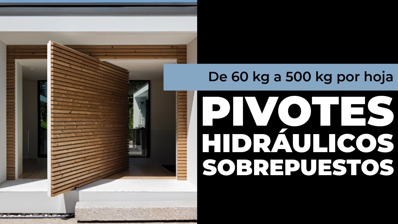 Pivotes hidráulicos de sobreponer | Abstracta Solucione
