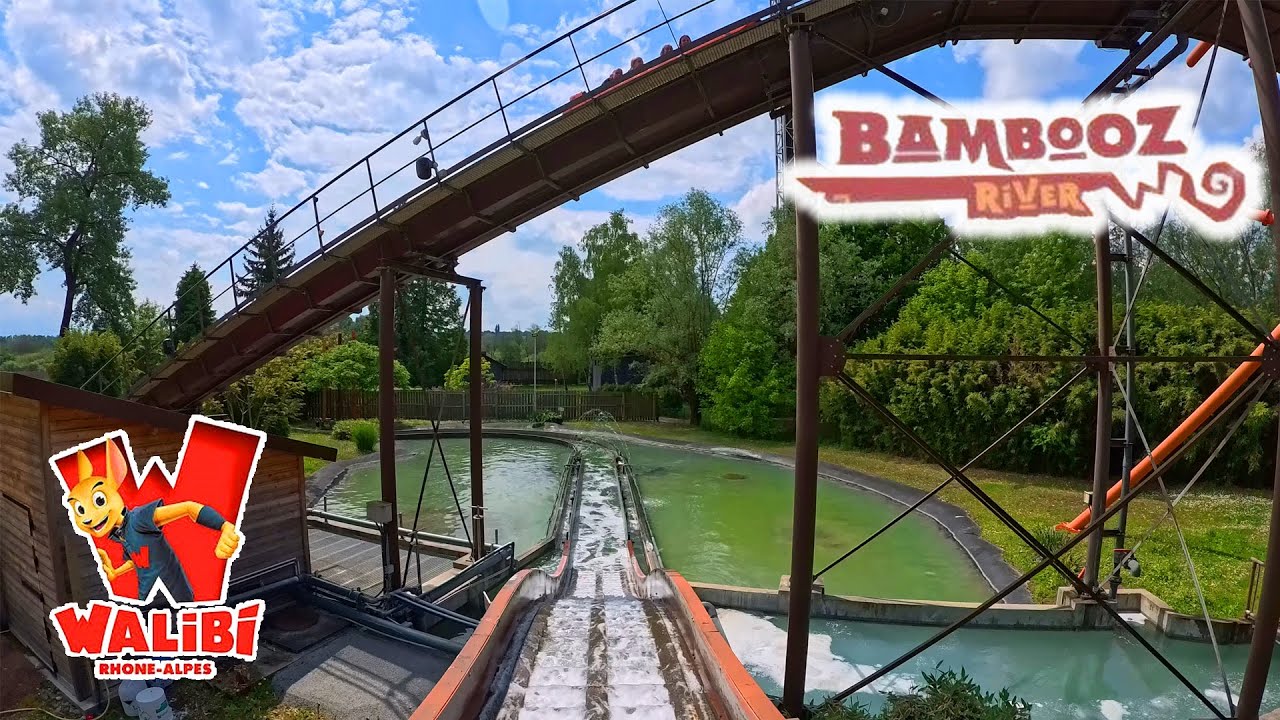 Bambooz River 4K Front Seat POV - Walibi Rhône-Alpes