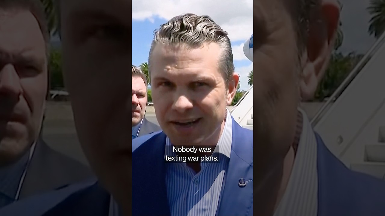 Hegseth Says 'Nobody Was Texting War Plans' After Atlantic Leak