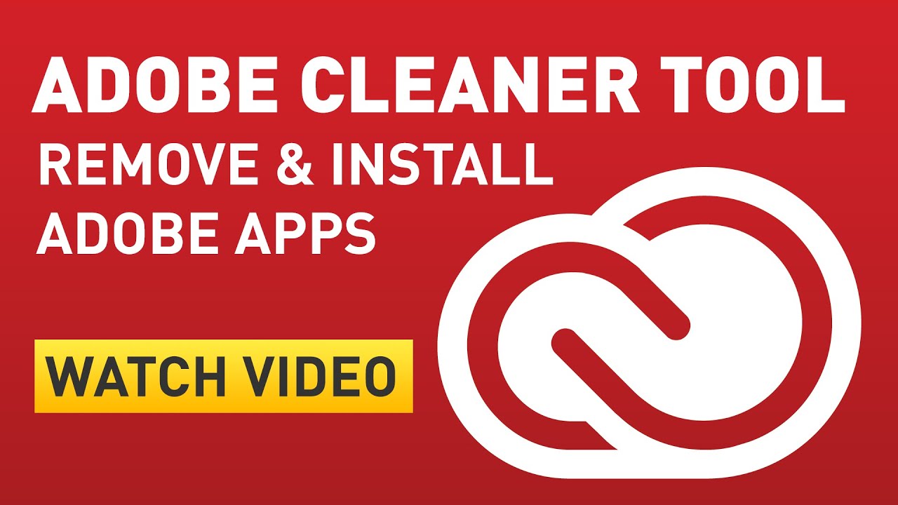 Adobe CC & CC 2014 - Adobe Creative Cloud uninstall and reinstall using Cleaner Tool
